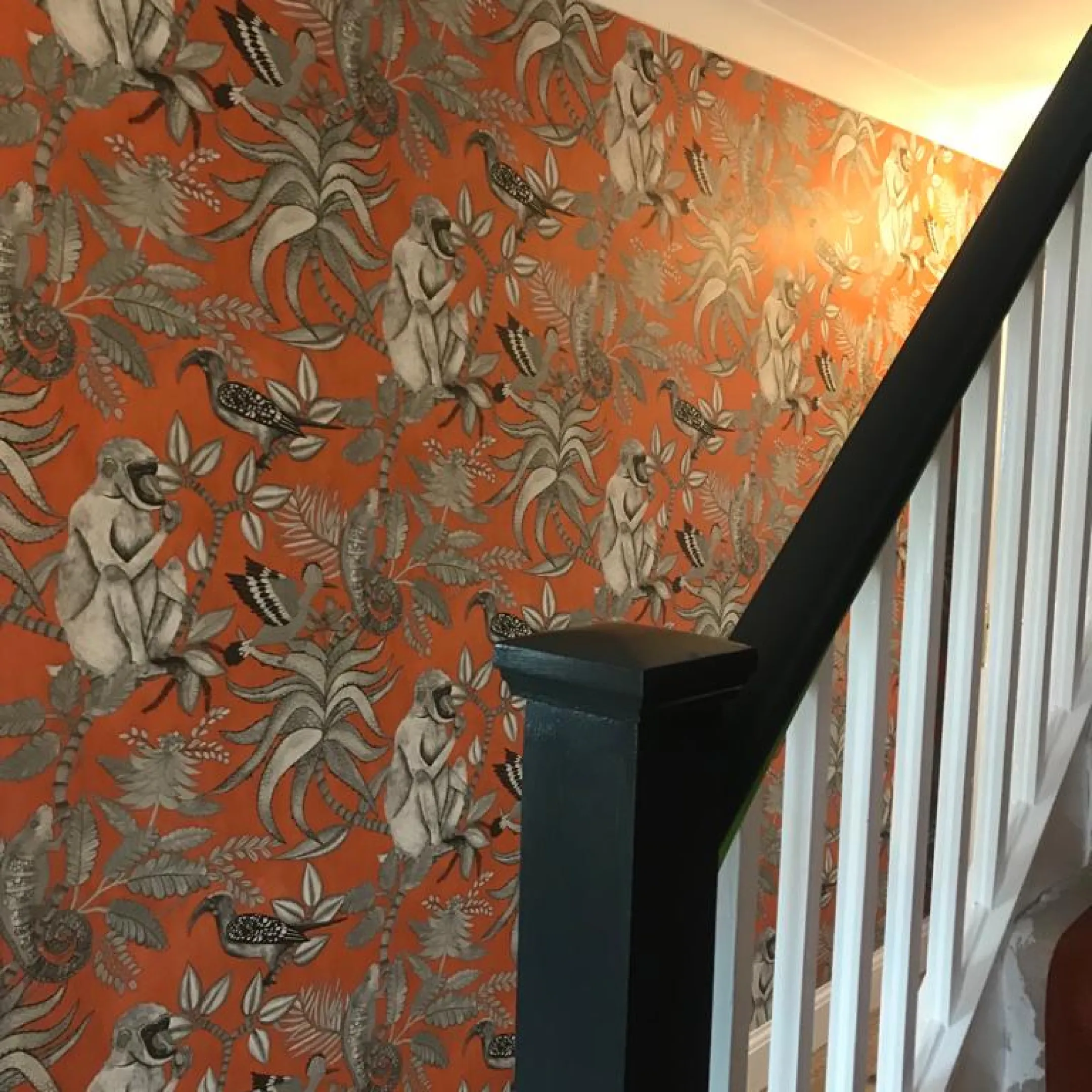 Hallway wallpaper
